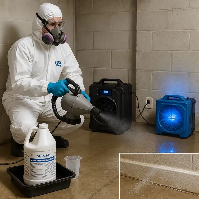 Sanitization and Odor Removal process in North Star, DE