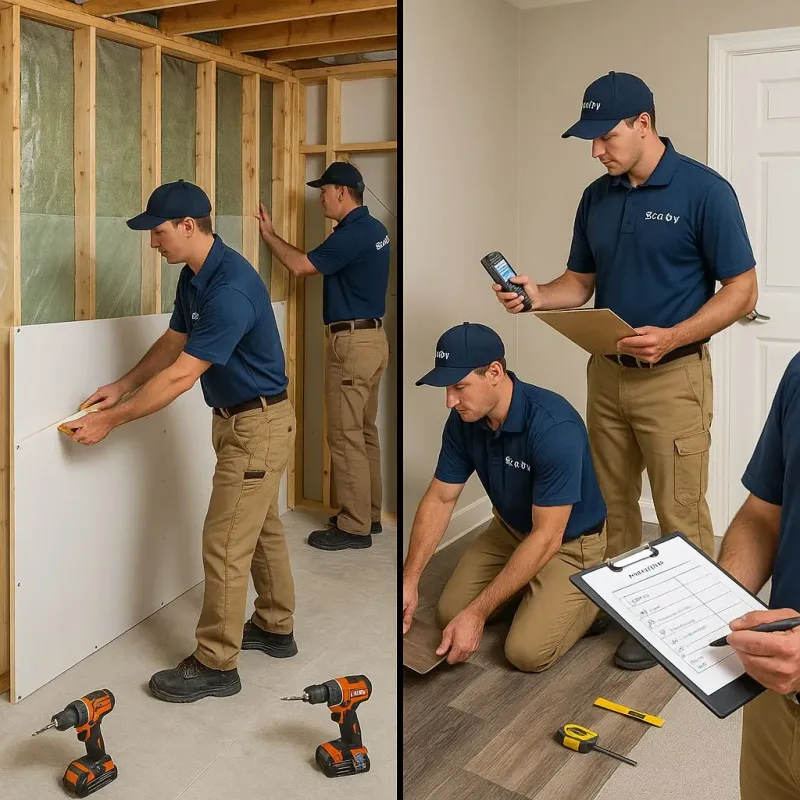 Repairs and Reconstruction process in North Star, DE